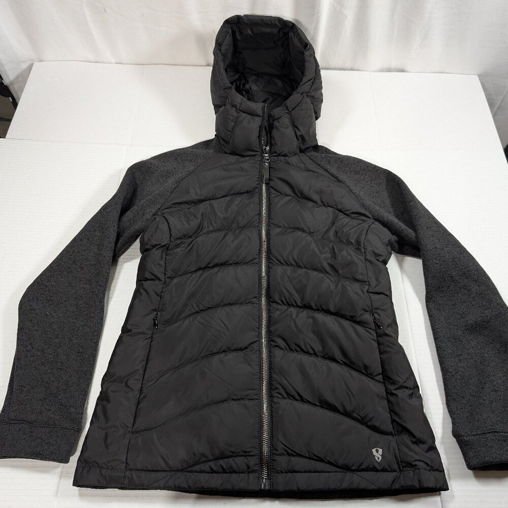 Stoic Jacket Women's XS Black Full Zip Puffer Down
